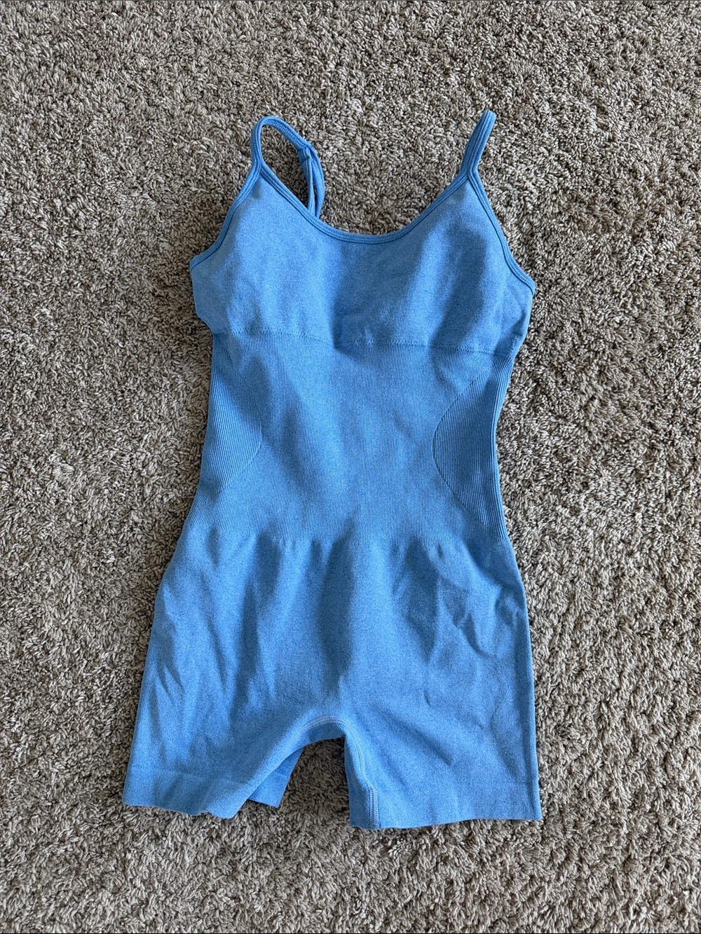 Woman’s Blue One-Piece Active Romper